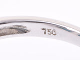 リング #13 レディース K18WG ブルートパーズ アメジスト 8.5g 指輪 Aランク 美品 中古 銀蔵