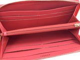 Pre-owned Chanel Round Zipper Wallet Lambskin Pink Fringe Box Gala CHANEL Ginzo