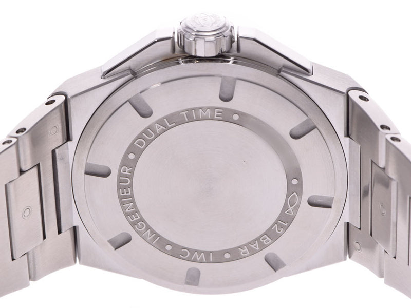 IWC Ingenieur White Dial IW324404 Men's SS Automatic Winding Watch A Rank Beautiful Goods Box Gala Used Ginzo