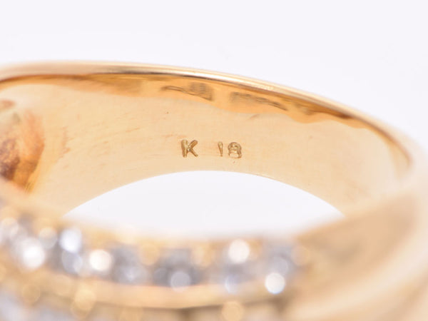 戒指 #11 女士 K18YG 钻石 1.50ct 11.9g 戒指 A 级二手银藏