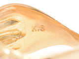 Ring #10.5 Women's K18 Diamond 0.73ct 9.2g Ring Used Ginzo