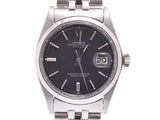 Rolex Datejust Black Dial 1600 Antique Men's SS Automatic Watch AB Rank ROLEX Used Ginzo