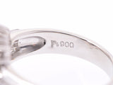 PT900 ring Alexandrite 0.65ct diamond 1.32ct 8.5 G