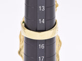 K18YG Ring Jade Diamond 25.6g #15.5 Ring A Rank Good Condition Used Ginzo