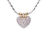 11.3 g of Concorde necklace Lady's diamond 1.10ct 0.05ct K18/PT900 A rank beauty product CONCORD used silver storehouse