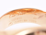 12.1 g of カルティエジュトンリング #49 Lady's YG ring A rank beauty product CARTIER used silver storehouse