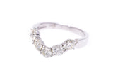 K18WG Ladies Ring Diamond 1.202ct 4.2g #13 Ring A Rank Good Condition Used Ginzo