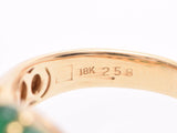 18K リング エメラルド2.58ct ダイヤ0.64ct 7.9g #9.5 指輪 Aランク 美品 中古 銀蔵