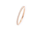 Cartier Full Eternity Ring 1.0g #47 Ladies YG Diamond Ring A Rank Good Condition CARTIER Inner Box Used Ginzo