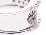 K18WGリング レディース メンズ ダイヤ 14.6g #13 指輪 Aランク 美品 中古 銀蔵