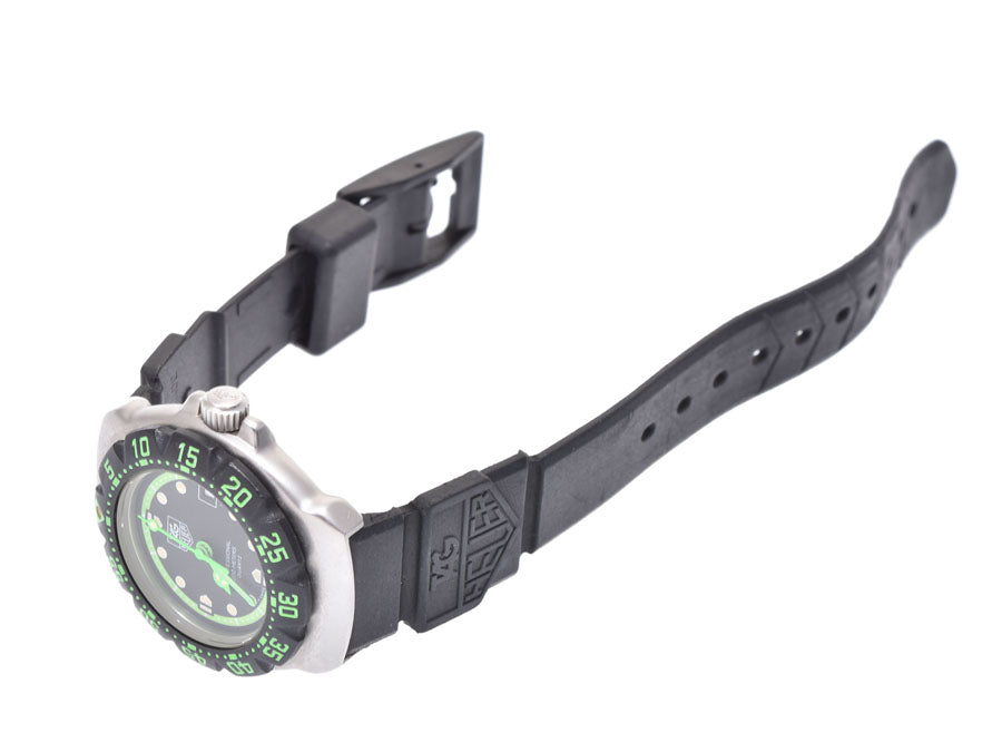 タグホイヤー プロフェッショナル200m WA1415 黒文字盤 レディース SS