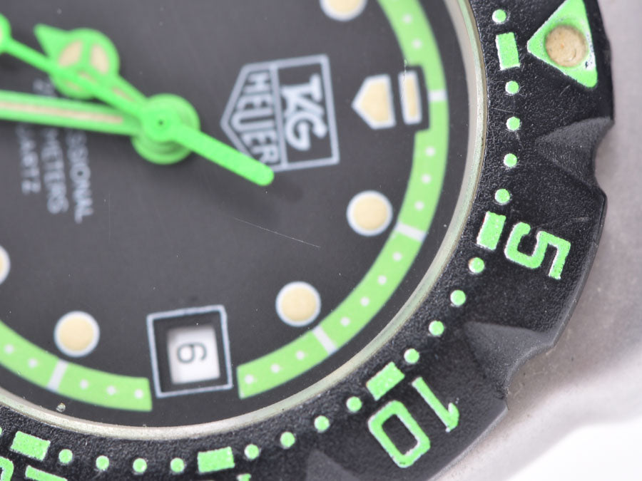 タグホイヤー プロフェッショナル200m WA1415 黒文字盤 レディース SS