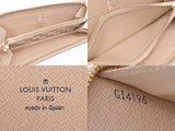 Louis Vuitton Azul Portofoi Ukulemans White N61210 Men's Women's Long Wallet AB Rank LOUIS VUITTON Used Ginzo