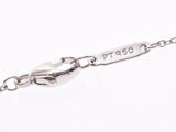 Tiffany Metro Heart Necklace Ladies PT950 Diamond 3.0g A Rank Good Condition TIFFANY & CO Used Ginzo