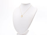 Tiffany Heart Tag Necklace Ladies YG 5.2g A Rank Good Condition TIFFANY & CO Box Used Ginzo
