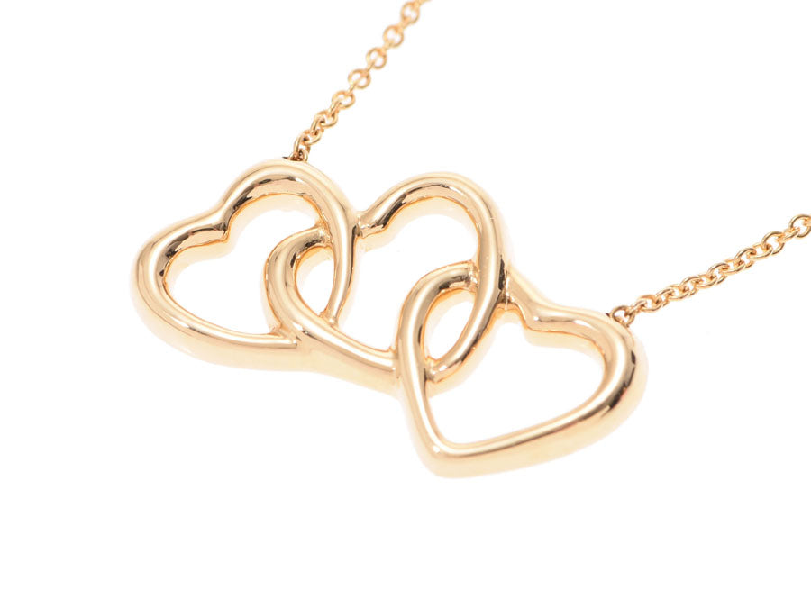 ティファニー トリプルハート ネックレス レディース YG 5.1g A