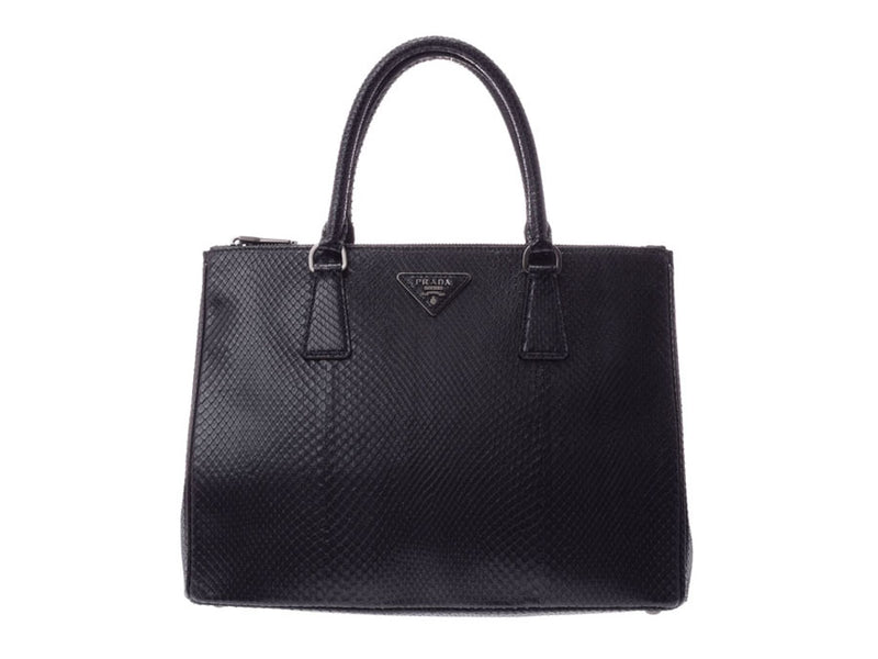 Prada Galliera 2WAY bag, black, 1BA274, Ladies, Python, Unused, Beautiful, PRADA, Gara straps, used silver storehouse.