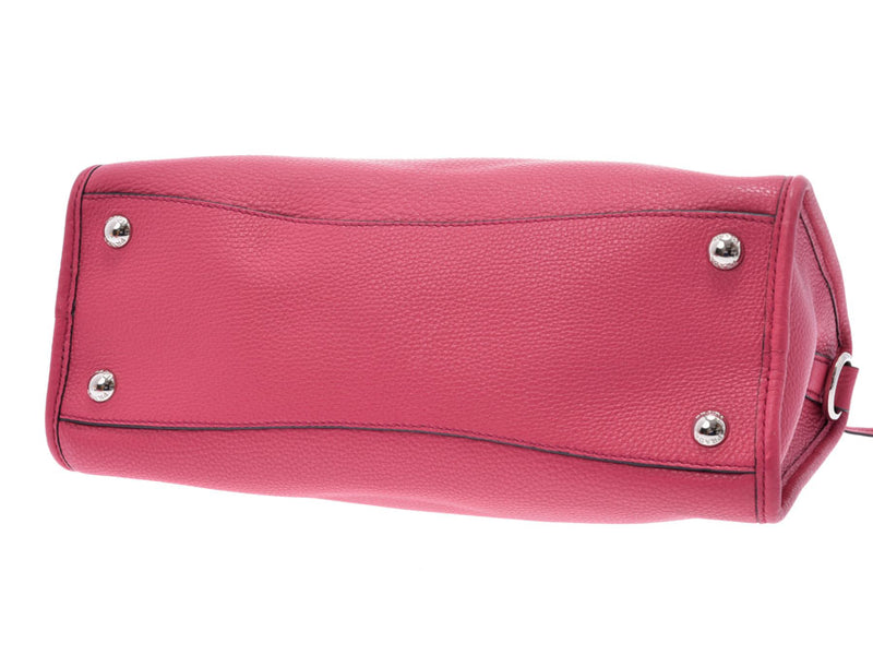 Prada 2WAY Handbag Pink 1BB022 Ladies Calf A Rank Good Condition PRADA Shoulder Strap Used Ginzo