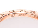 ブルガリ B-ZEROリング #57 メンズ YG 白セラミック 10.9g 指輪 Aランク 美品 BVLGARI 中古 銀蔵