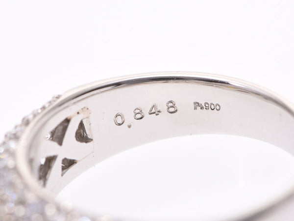 戒指#16女士PT900钻石0.848CT FDY-VS1-G1.52ct9.8g戒指a级美容用品二手银股票