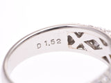 リング #16 レディース PT900 ダイヤ0.848ct FDY-VS1-G 1.52ct 9.8g 指輪 Aランク 美品 中古 銀蔵