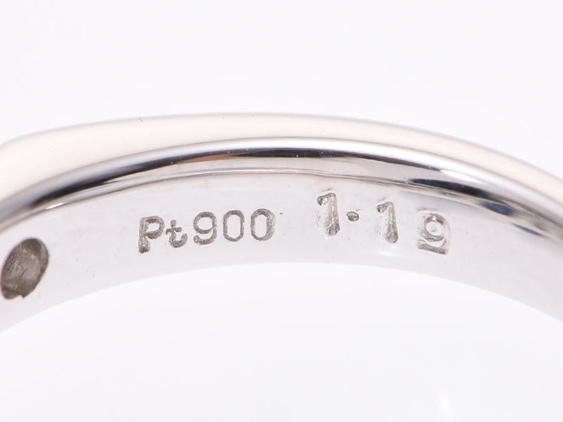 リング レディース PT900 サファイア1.19ct ダイヤ0.34ct 5.5g #7.5 指輪 Aランク 美品 中古 銀蔵