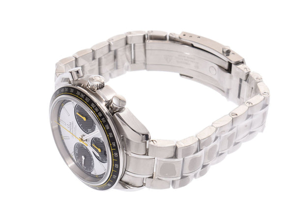 欧米茄Speedmaster Racing White / Black Dial 326.30.40.50.04.001 Men's SS Automatic Watch A Rank Good Condition OMEGA Inner Box Used Ginzo