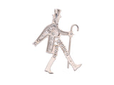 7.8 g of pendant top gentleman motif Lady's PT900 diamond A rank beauty product used silver storehouse