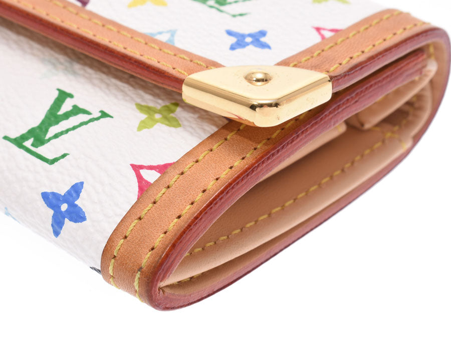 【希少品】Louis Vuitton マルチカラー ケース ルイヴィトン マルチカラー プラ 白 M92657 レディース 本革