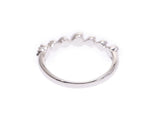 Ponte Vecchio Ladies K18 White Gold Ruby Diamond Ring/Ring 10.5 Used