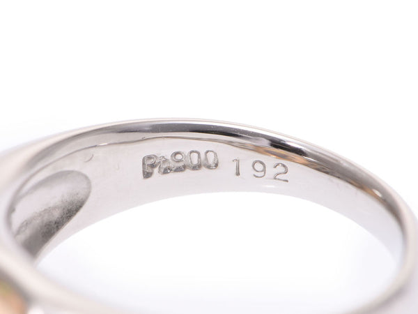 リング レディース PT900 オパール1.92ct ダイヤ0.84ct 11.4g #12 指輪 Aランク 美品 中古 銀蔵
