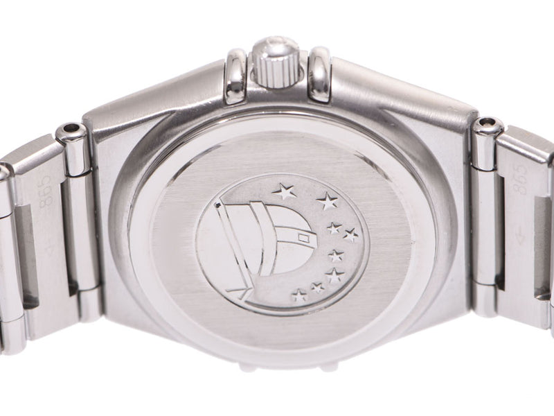 Omega Constellation Mini 1562.85p Diamond Blue Shell Dial Ladies SS quartz watch