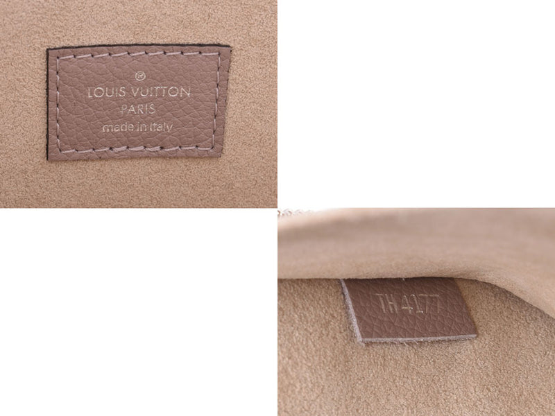 Louis Vuitton Pochette Jules PM Gray Men's Ladies Taurillon Leather Clutch Bag Shindo Beautiful Item LOUIS VUITTON Used Ginzo