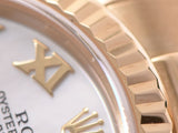 Rolex Datejust Shell Dial No. 179178NR K Women's YG Automatic Winding Watch A Rank Beauty ROLEX Used Ginzo