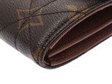 Louis Vuitton Monogram Etoile Portofeuil Compact Brown M63799 Ladies Genuine Leather Wallet A Rank Good Condition LOUIS VUITTON Used Ginzo