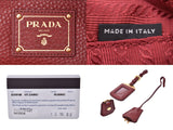 Prada, Mini Boston Bags, Red B3091M Ladies Carf B-Rank PRADA Galla, used silverware.