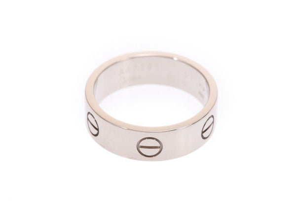 8.7 g of Cartier love ring #57 Lady's WG ring A rank beauty product CARTIER used silver storehouse
