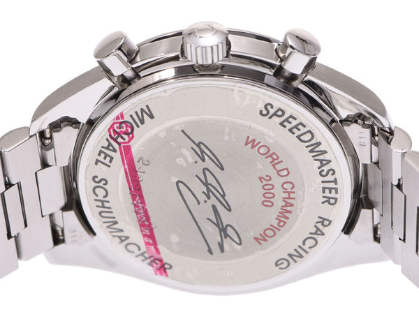 欧米茄Speedmaster Racing Schumacher 2000 Silver Dial 3517.30 Men's SS Automatic Watch A Rank OMEGA Used Ginzo