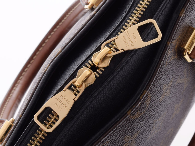 Louis Vuitton Monogram Pallas BB Black M42960 Women's Genuine Leather 2WAY Handbag AB Rank LOUIS VUITTON Strap Used Ginzo