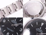 ROLEX Rolex Explorer 1 1016 Menz SS watch: black, literally, black, black A-rank used silver