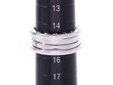 ブルガリ B-ZEROリング サイズS #56 レディース メンズ WG 9.5g 指輪 Aランク 美品 BVLGARI 中古 銀蔵
