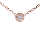 Cartier Diamanreje Necklace Women's PG Diamond 2.8g A Rank Beauty CARTIER Gala Used Ginzo
