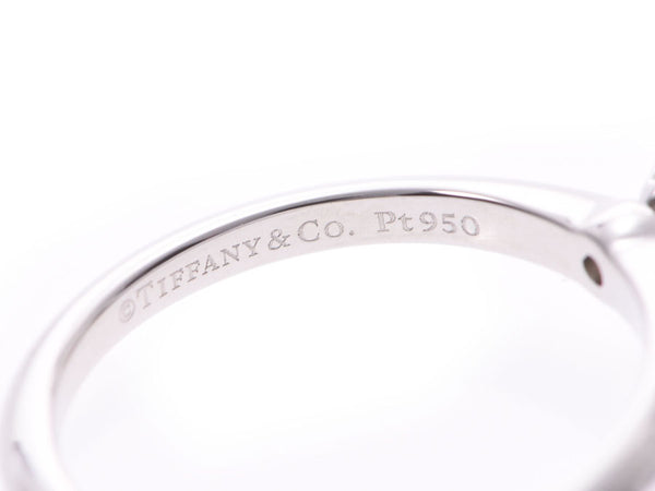 蒂芙尼 1 粒耳环 #11 女士 PT950 钻石 0.31ct I-SI1-3EX 3.5g 戒指 A 级美容产品 TIFFANY_CO 盒评估二手银藏