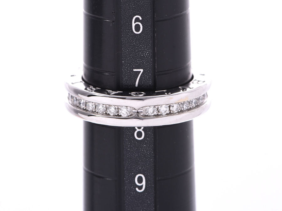 Bulgari B-ZERO Ring Size XS #48 Ladies WG Diamond 5.3g Ring