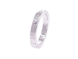 Cartier Lanière ring #48 Ladies WG 5.7g Ring A rank Good Condition CARTIER Used Ginzo