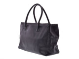 CHANEL Executive Bag Black G Metal Fittings Ladies Caviar Skin 2WAY Bag A Rank CHANEL Gala Strap Used Ginzo