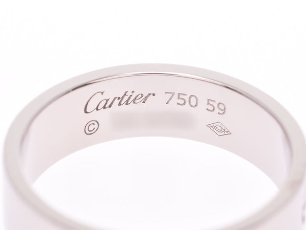 Cartier Love Ring #59 Men's Ladies WG 8.5g Ring A Rank Good Condition CARTIER Used Ginzo