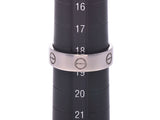 カルティエ ラブリング #59 メンズ レディース WG 8.5g 指輪 Aランク 美品 CARTIER 中古 銀蔵