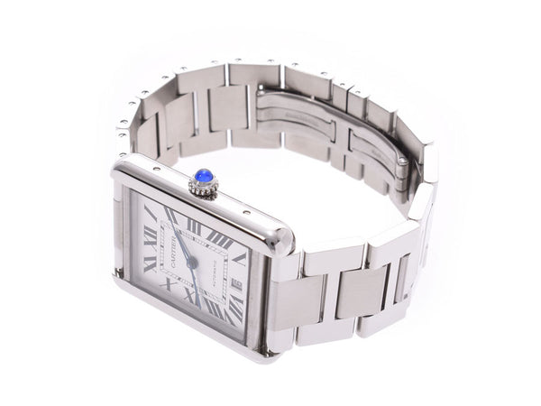 Cartier Tank Solo XL White Dial W5200028 Men's SS Automatic Watch A Rank Good Condition CARTIER Used Ginzo