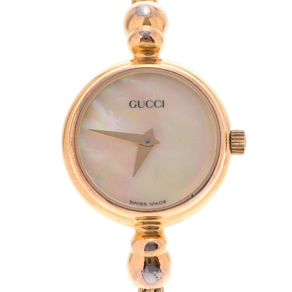 GUCCI Gucci Bangle Type Ladies GP Watch 2700.2L Used
